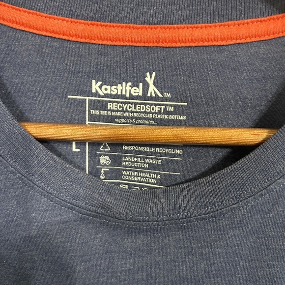 GUC Mount Rushmore Blue Long Sleeve T-Shirt with mountain goat graphic size L - Picture 6 of 8